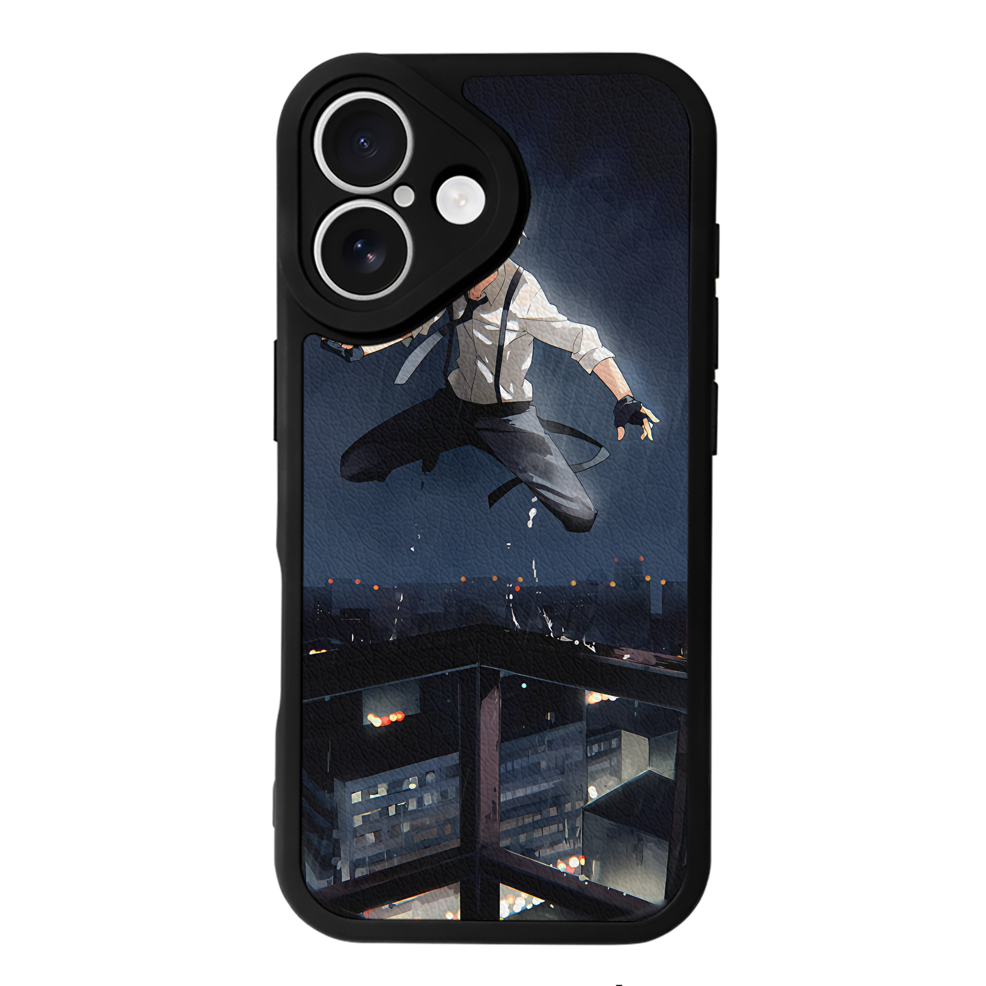 （画像用） 文豪ストレイドッグス Bungo Stray Dogs 【iPhone 16シリーズ対応】シリコンスマホケース（レザー調） 材質：シリコン